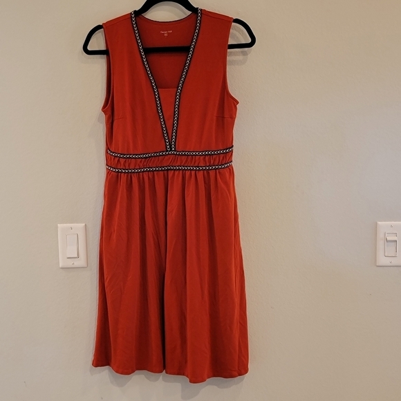 Garnet Hill Rust Dress with Black Trim - Picture 10 of 16